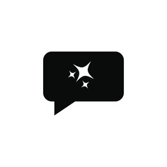 Chat Icon in trendy flat style . Speech bubble symbol for your web site design, logo, app, . Vector illustration design