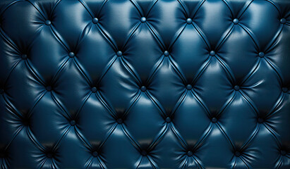 Fototapeta premium leather tufted headboard with buttons, in the style of visual texture abstract background
