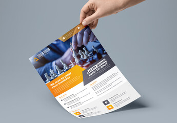 Corporate Business Flyer, Template Presentation for Publication.