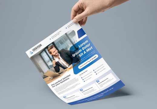 Corporate Business Flyer, Template Presentation for Publication.