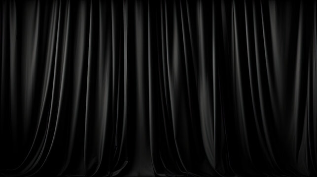 Black curtain
