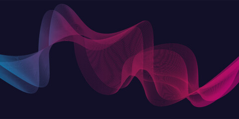 Vector illustration of talking sound waves vector