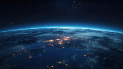 Photo of planet Earth from outer space