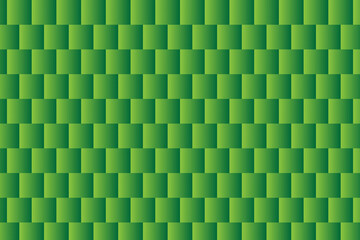 Abstract Green squares modern background. Seamless geometric pattern