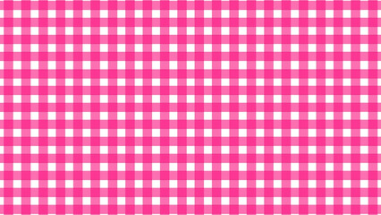 Pink and white plaid background
