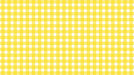 Yellow and white plaid background