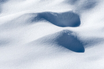 White snow background,texture, Snowy mountain Photo