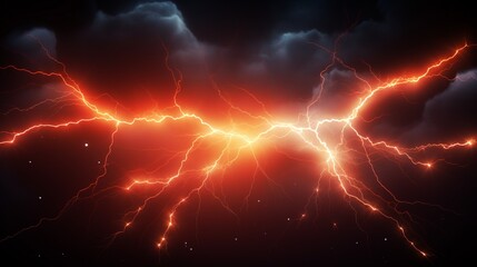 The design was stunned by an electric discharge. Realistic isolated blitz vector artwork of electricity, power, and lightning on a checkered background - obrazy, fototapety, plakaty