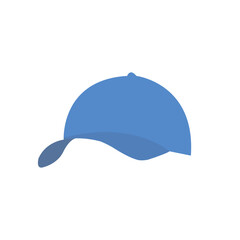 Set of baseball caps, front, back and side view. Vector illustration