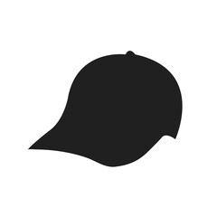 Set of baseball caps, front, back and side view. Vector illustration