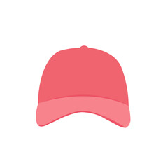 Set of baseball caps, front, back and side view. Vector illustration