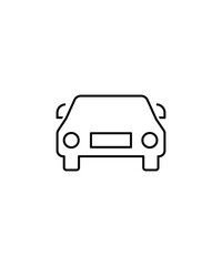 car icon, vector best line icon.