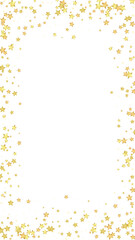 Magic stars vector overlay.  Gold stars scattered