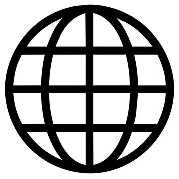 flat world icon earch