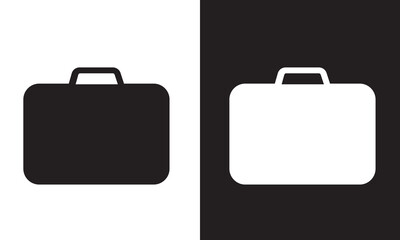 Suitcase icon. Briefcase icon. Baggage, luggage icon. Suitcase symbol for logo, website. Vector illustration.