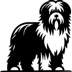 Obraz premium Polish Lowland Sheepdog icon 12