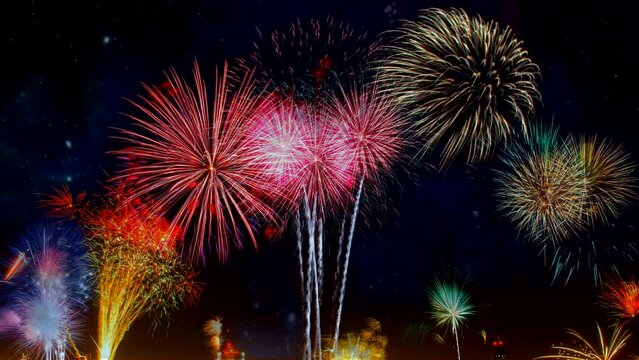 New Year's fireworks celebration