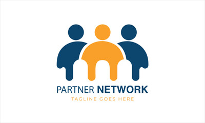 Uniting Partnerships Through a Dynamic Network Logo

