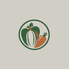 Vegetables Logo EPS Format Very Cool Design