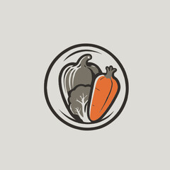 Vegetables Logo EPS Format Very Cool Design