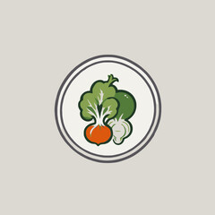Vegetables Logo EPS Format Very Cool Design