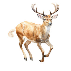 Transparent PNG Deer Graphic for Versatile Creative Projects