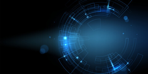 Abstract technology background, modern design vector illustration
