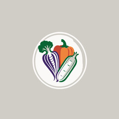Vegetables Logo EPS Format Very Cool Design