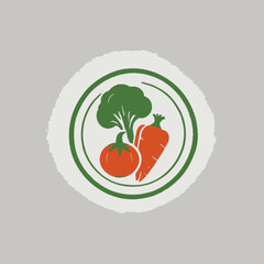 Vegetables Logo EPS Format Very Cool Design