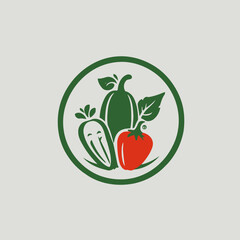 Vegetables Logo EPS Format Very Cool Design