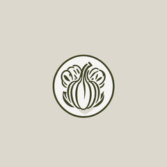 Vegetables Logo EPS Format Very Cool Design