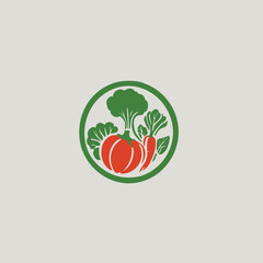 Vegetables Logo EPS Format Very Cool Design