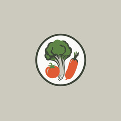 Vegetables Logo EPS Format Very Cool Design