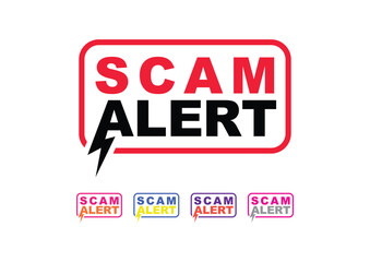 Scam Alert Typography 