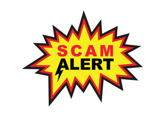 Scam Alert Warning Sign