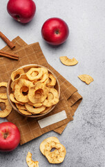 Dried apple chips