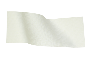 White patch on a blank background.