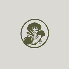 Vegetables Logo EPS Format Very Cool Design