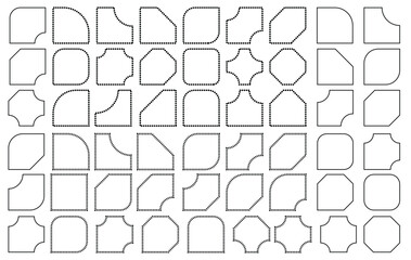 Obraz premium different patterns to draw,