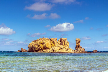 Majestic Ocean Scene on the Coast in Rimel, Bizerte, Tunisia