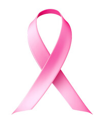 illustration of pink ribbon sign ai generated