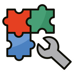 Collaboration Tools Icon Element For Design