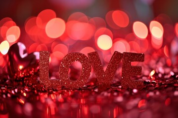 Love in Lights: The word 