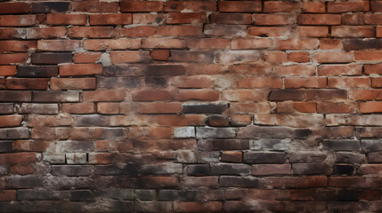 Obraz premium Old red brick wall background