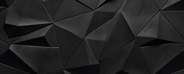 Fondo panorámico de piedra negra con textura.
