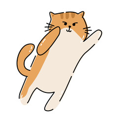 Funny Cat Doodle Set