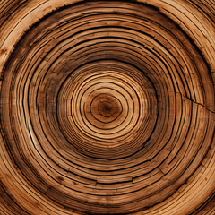 annual rings of wood - panoramic texture ideal for architectural visualization or web banners, copy space, detailed.