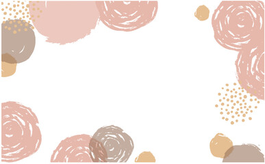 ナチュラルな肌のような色合いのフレーム