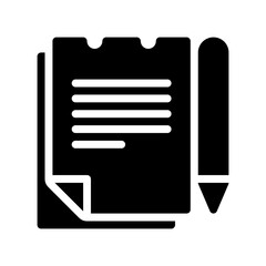 notes glyph icon