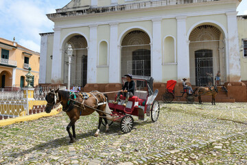 View at the colonial town of Trinidad on Cuba